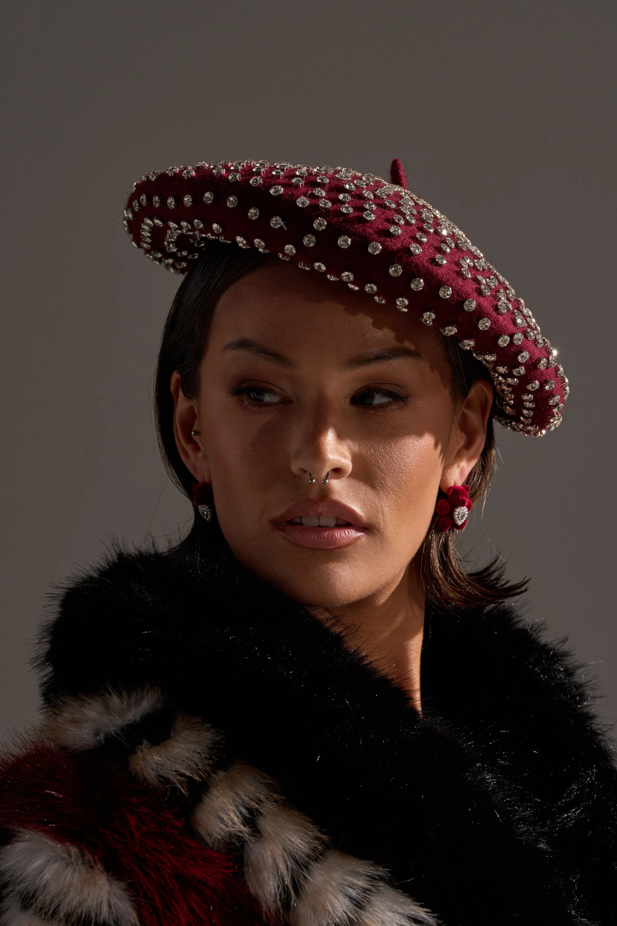 THE REAL RELATE EMBELLISHED BERET - Image 2