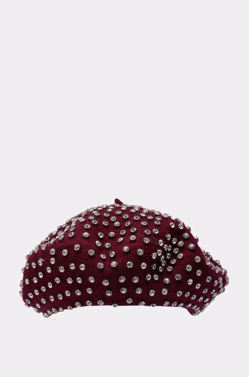 THE REAL RELATE EMBELLISHED BERET - Image 4