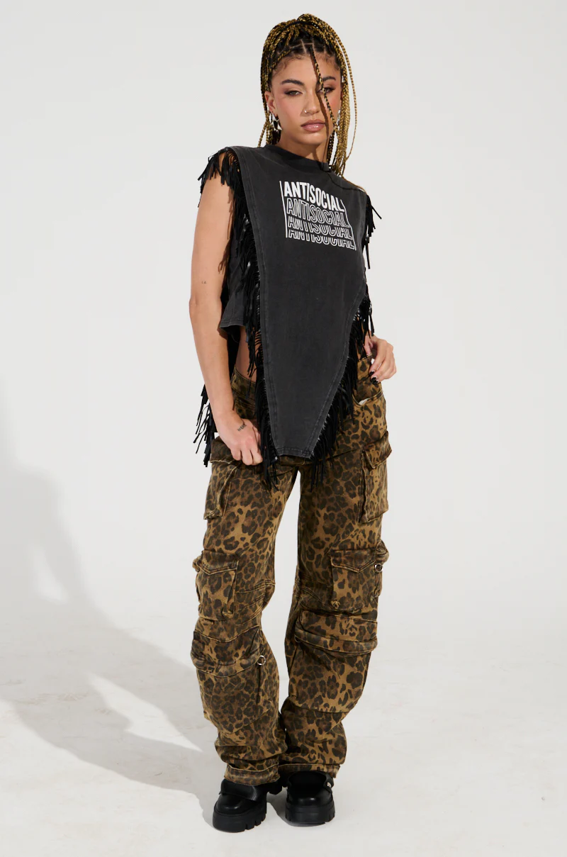 THE ULTIMATE LEOPARD CARGO PANT - Image 4