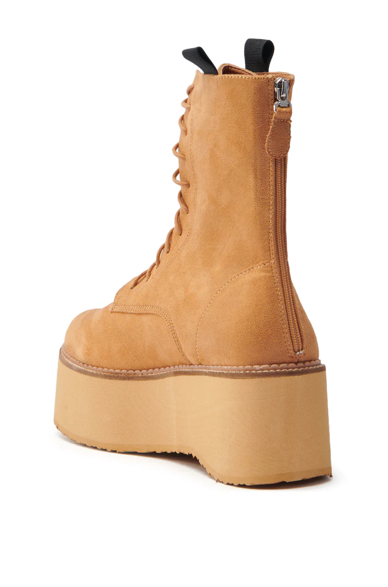 THERIVETER CHESTNUT FLATFORM BOOTIE - Image 5