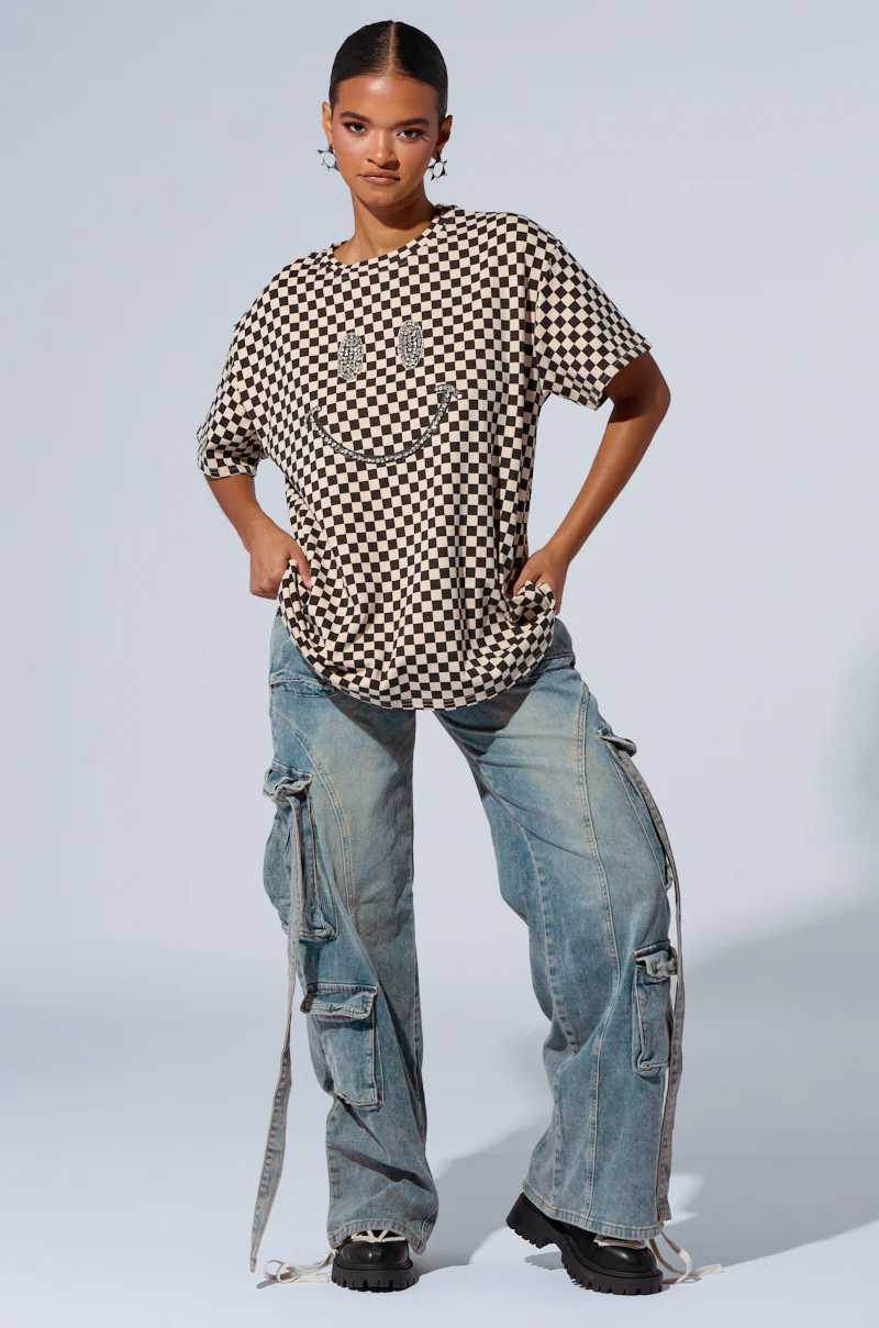 THINK ABOUT IT DENIM CARGO PANT - Image 4