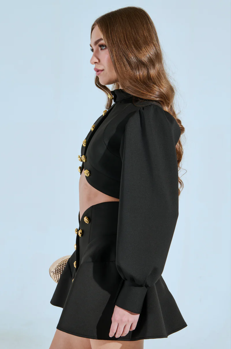 THINK ABOUT ME BLOUSE IN BLACK - Image 3