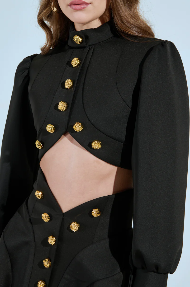 THINK ABOUT ME BLOUSE IN BLACK - Image 6