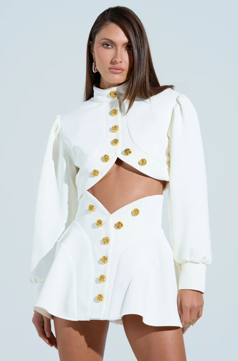 THINK ABOUT ME BLOUSE IN WHITE