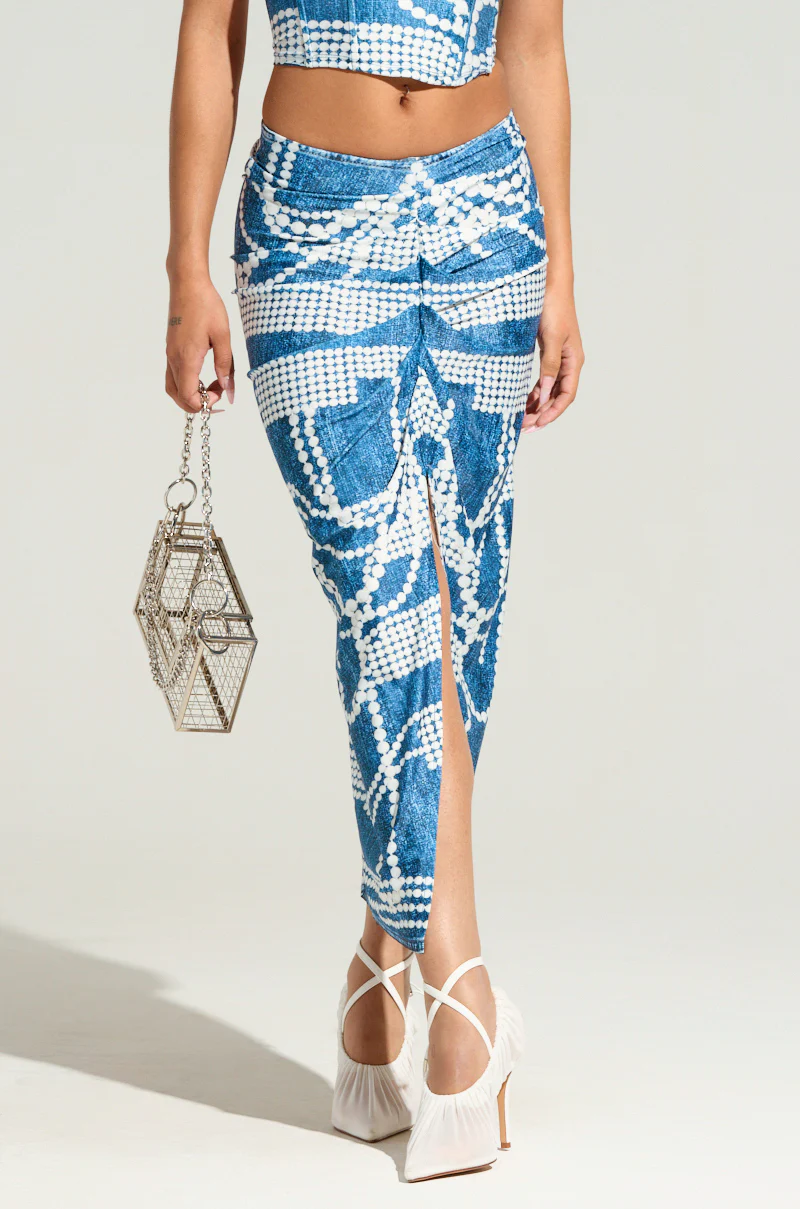THINK AGAIN MIDI SKIRT - Image 2