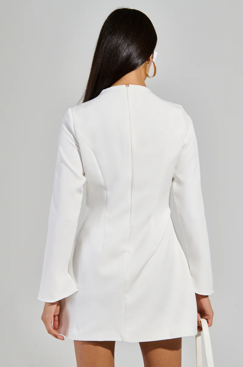 THINKIN ABOUT ME WOVEN MINI DRESS - Image 4
