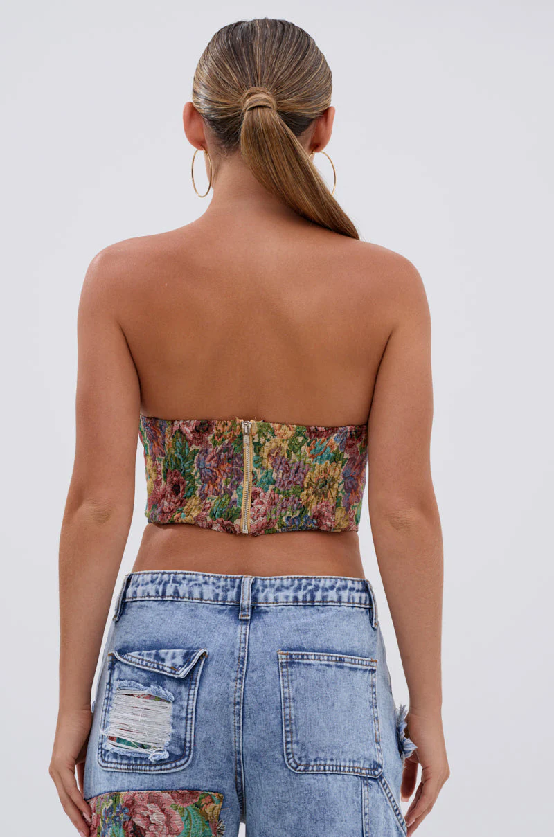 THOUGHT I KNEW YOU BROCADE CORSET - Image 4