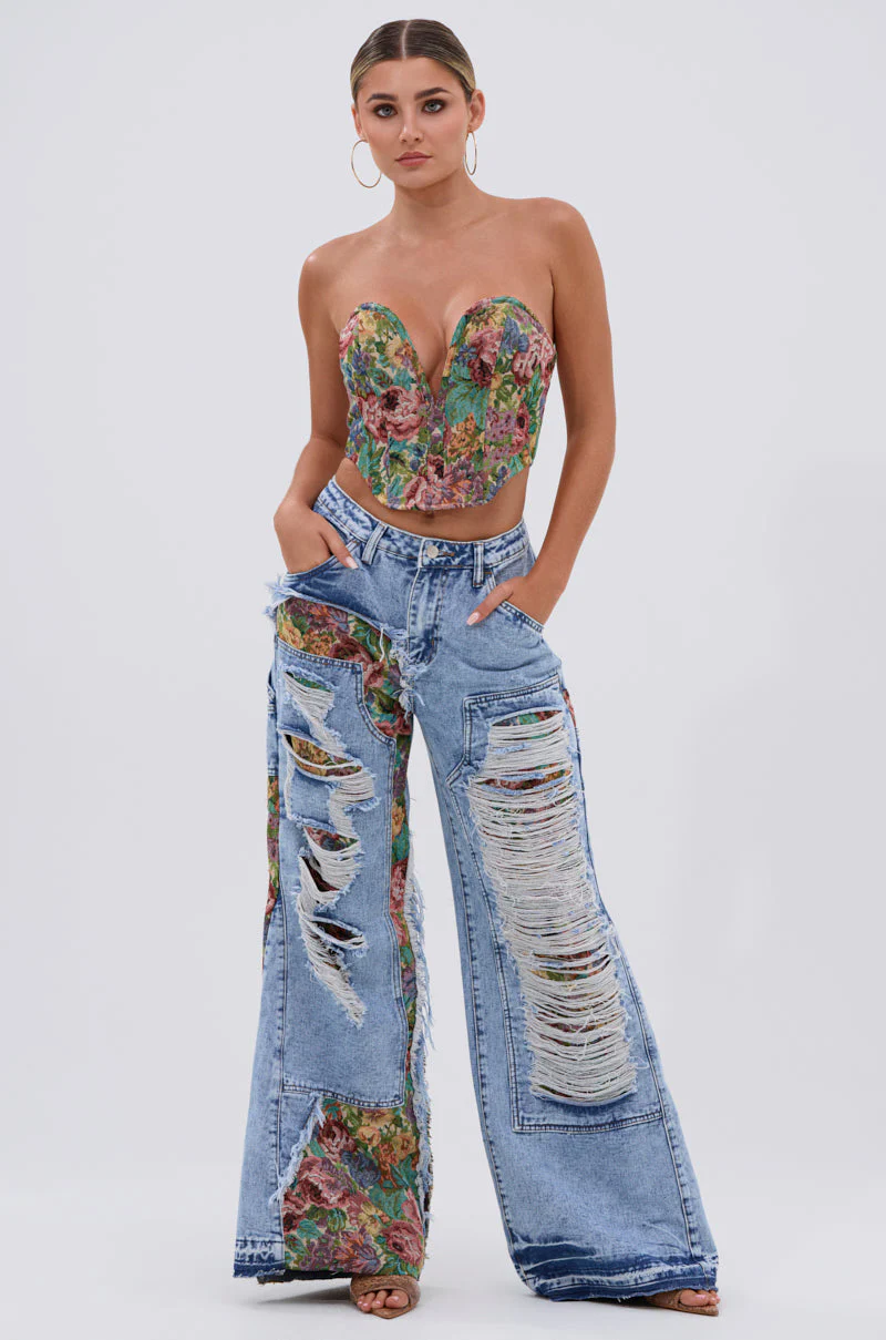 THOUGHT I KNEW YOU BROCADE CORSET - Image 5