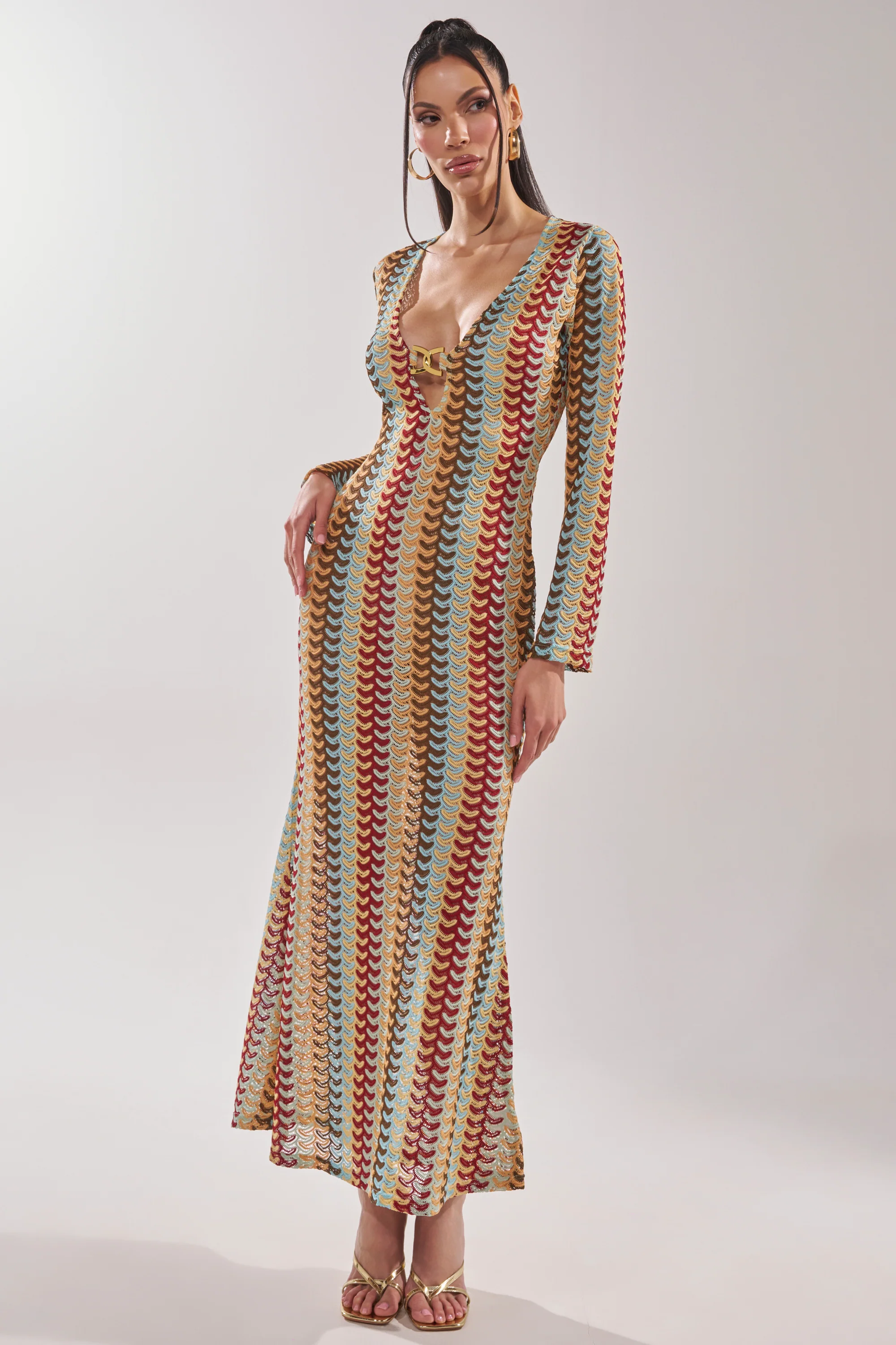 THREAD THEORY CROCHET MAXI DRESS - Image 2
