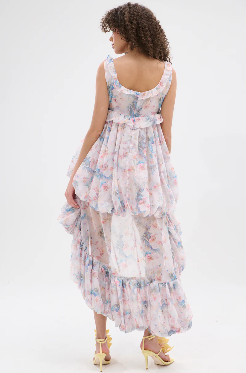 THROUGH THE MEADOW RUFFLE HIGH LOW DRESS - Image 7