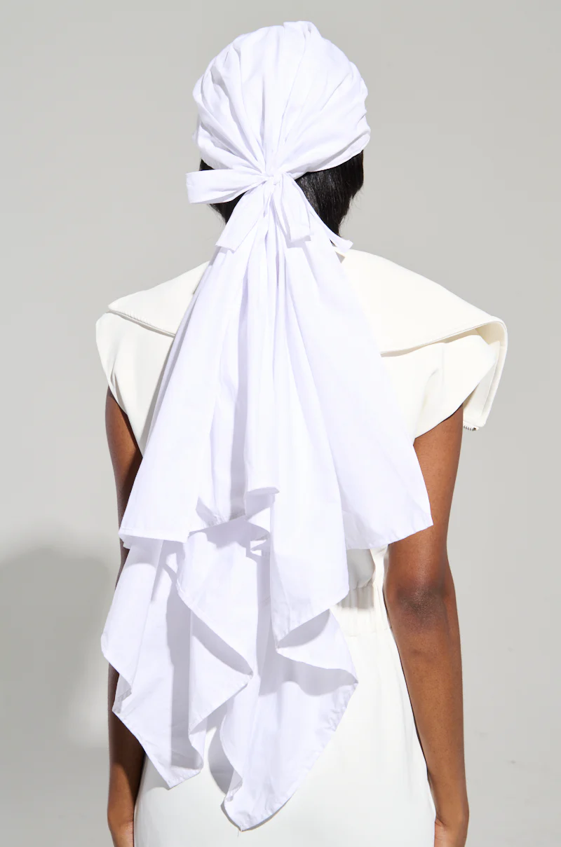 TIE IT ALL BACK PU HAT - Image 3