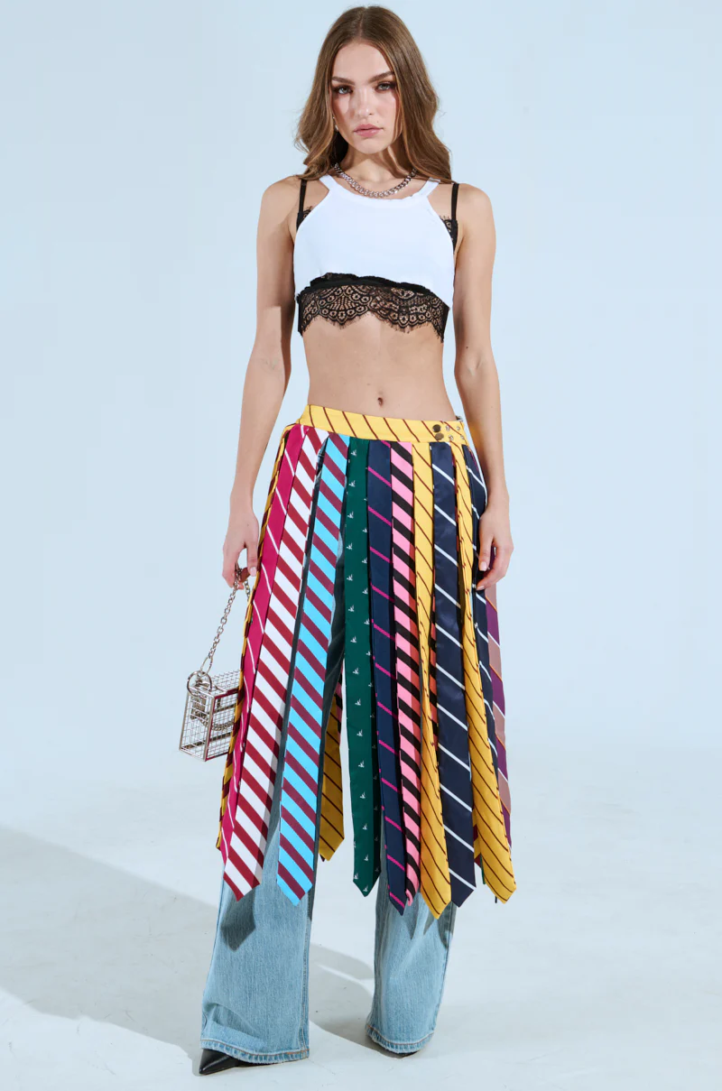 TIE ME DOWN MIDI SKIRT - Image 9