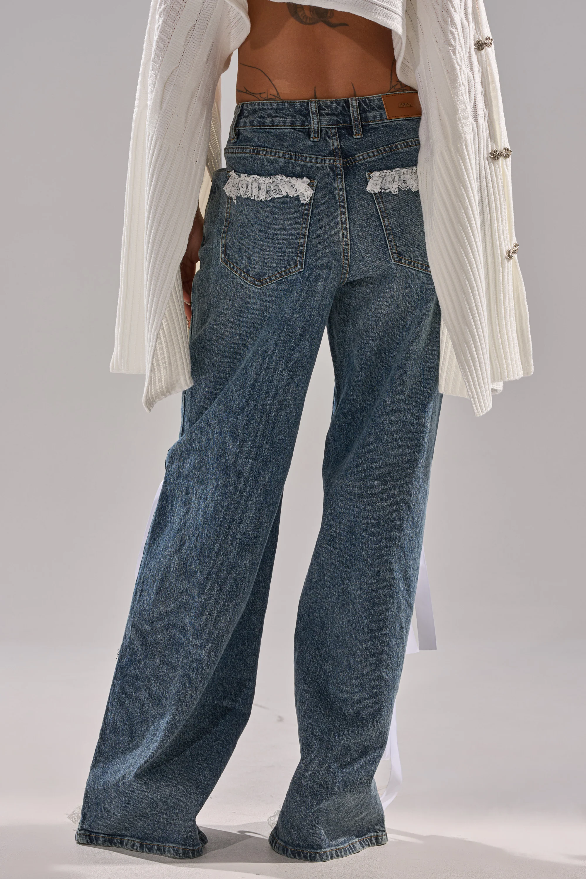 TIE ME UP RELAXED DENIM - Image 4