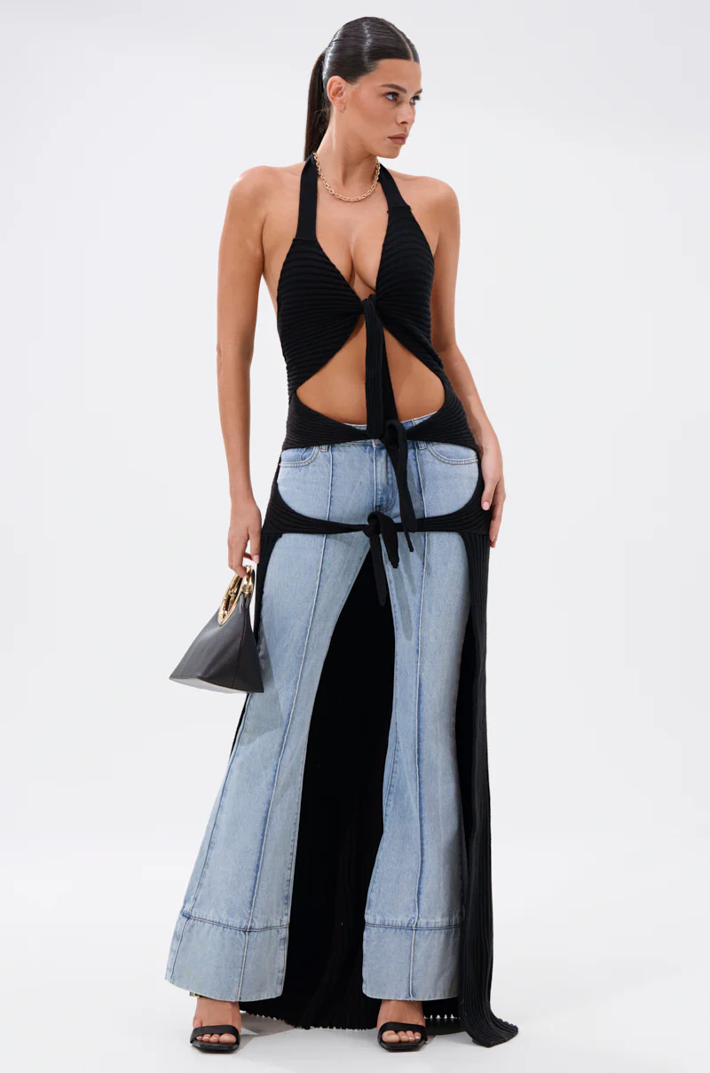 TIED TO YOU TIE-FRONT SWEATER - Image 3