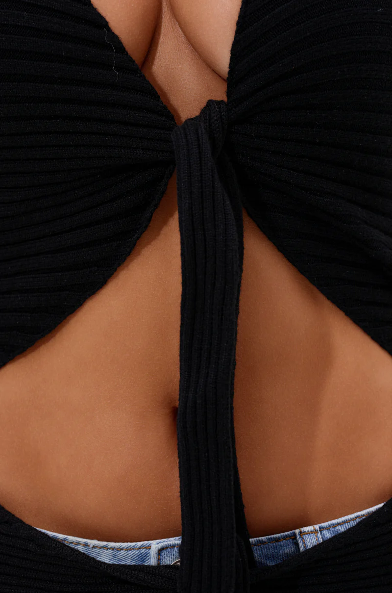 TIED TO YOU TIE-FRONT SWEATER - Image 6