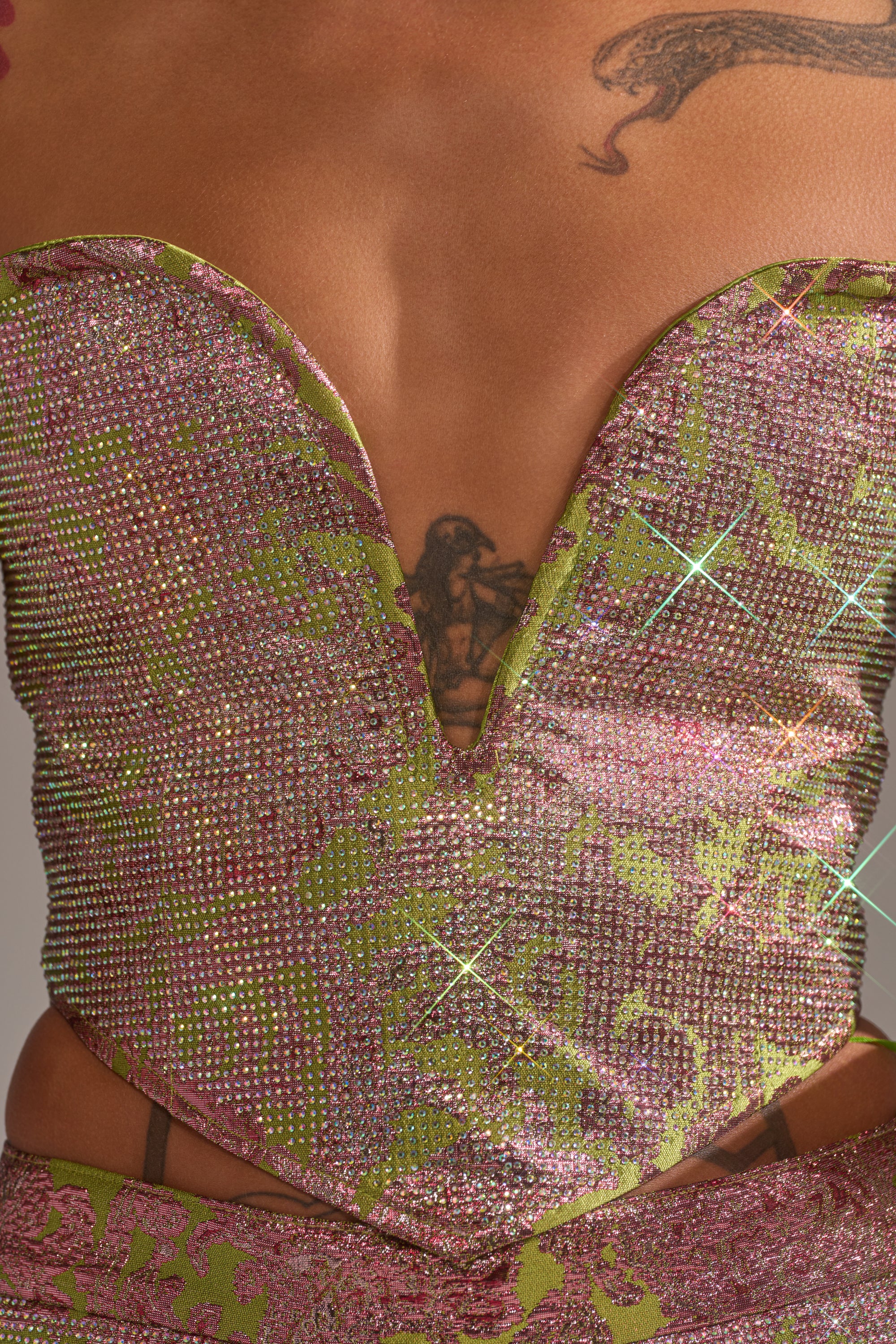 TIME AND TIME AGAIN RHINESTONE CORSET - Image 8