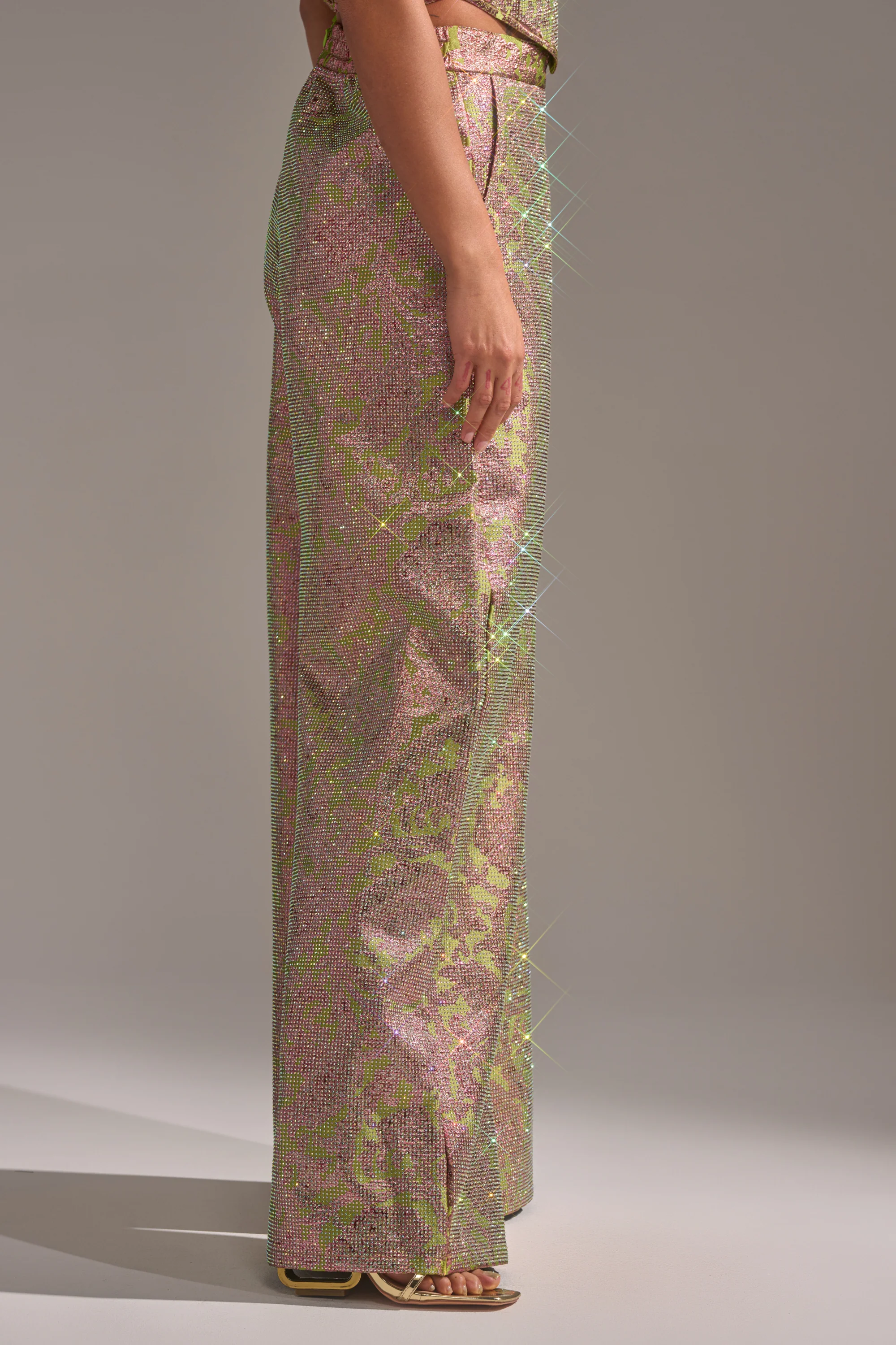 TIME AND TIME AGAIN RHINESTONE TROUSER - Image 3