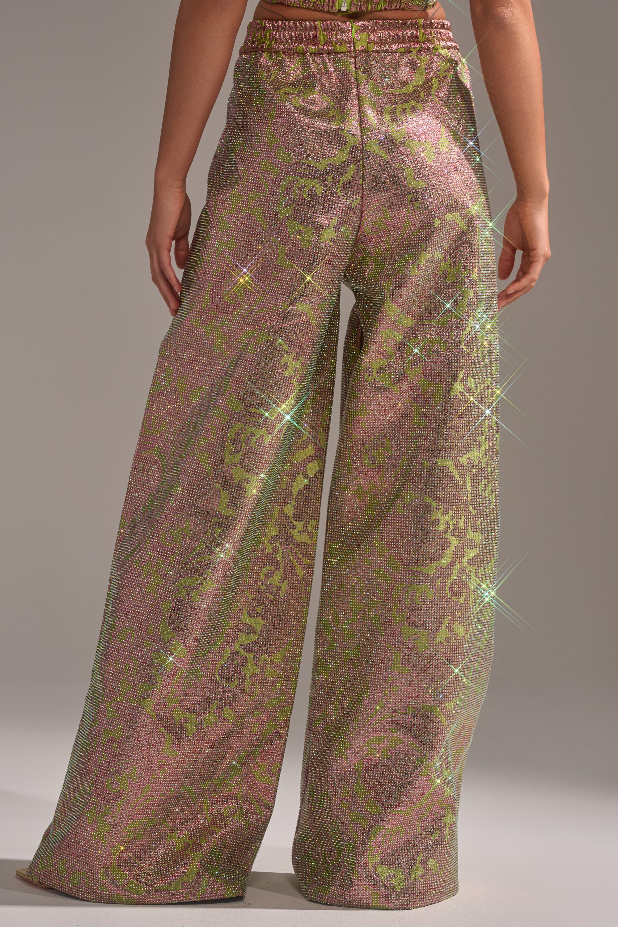 TIME AND TIME AGAIN RHINESTONE TROUSER - Image 4