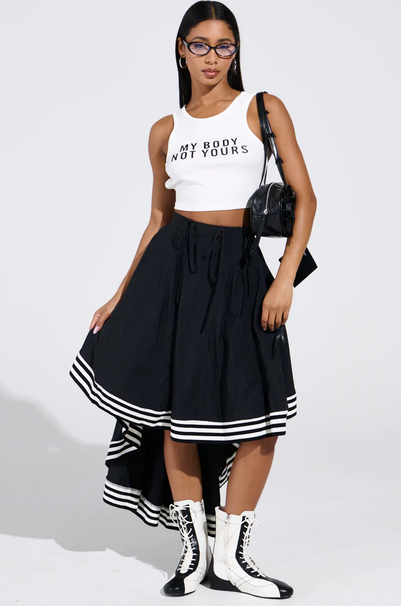 TIME IS UP MIDI SKIRT - Image 6