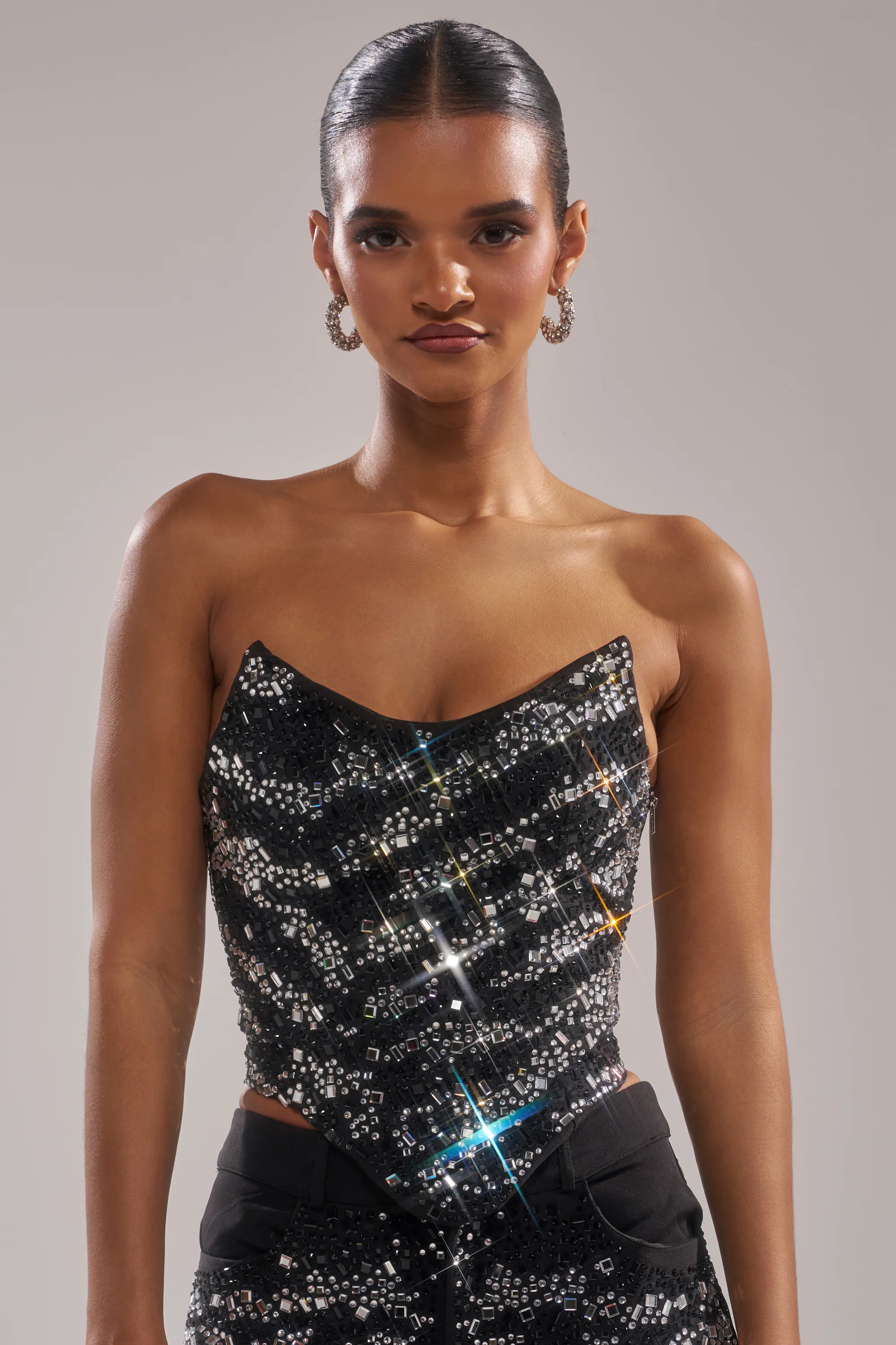 TIME TO CELEBRATE AND DANCE RHINESTONE CORSET - Image 2