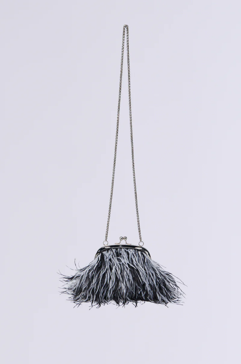 TIME TO PARTYYY FEATHER BAG - Image 2