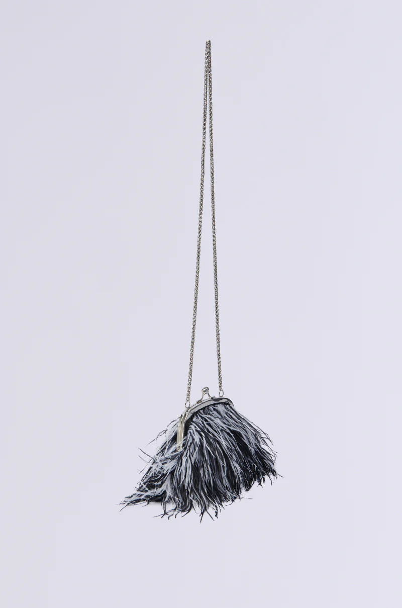 TIME TO PARTYYY FEATHER BAG - Image 3