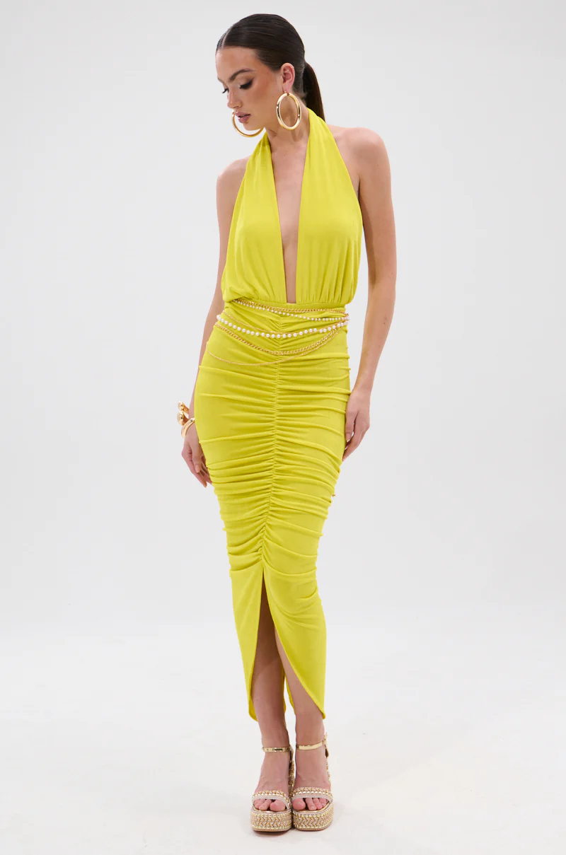 TIMELESS MESH HALTER NECK BODYSUIT - Image 7