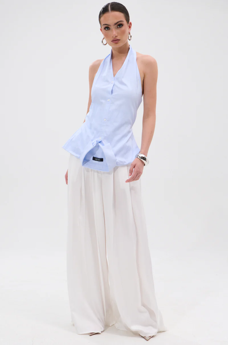 TINA STRIPE POPLIN BLOUSE - Image 7