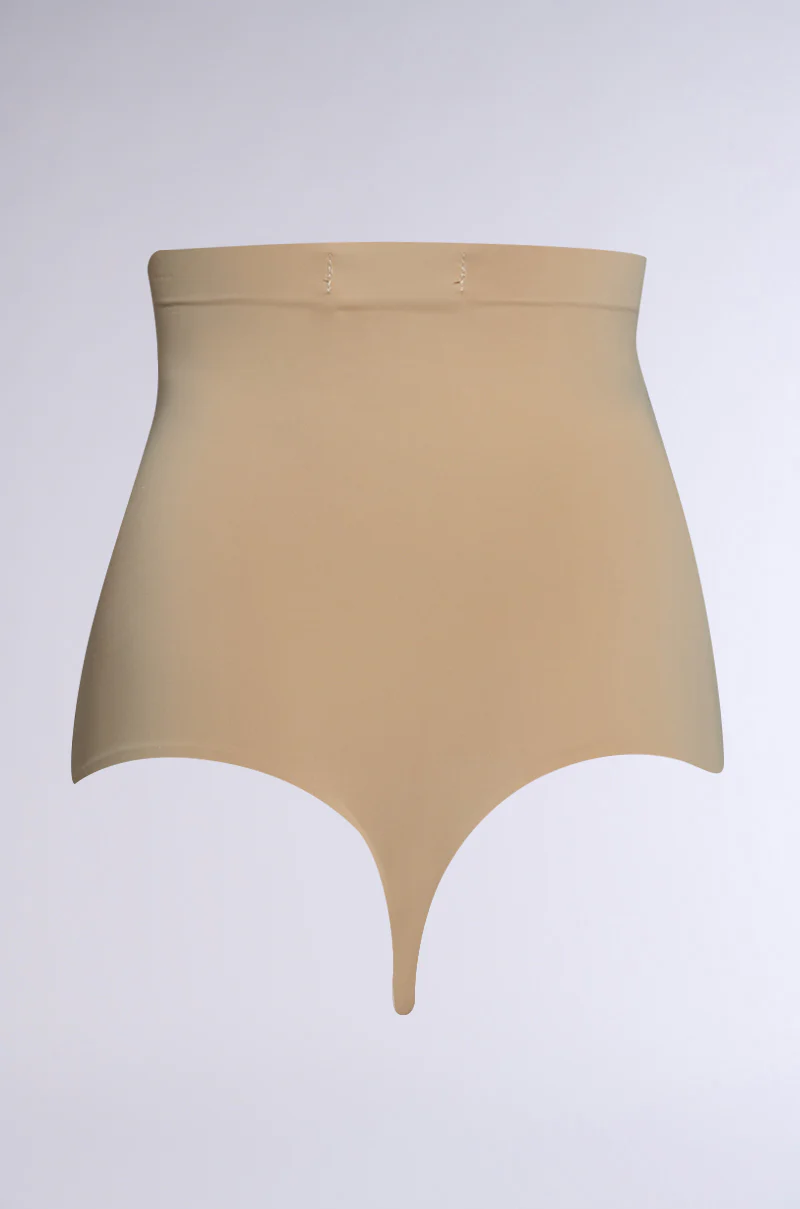TITSY SHAPER THONG IN TAN - Image 4