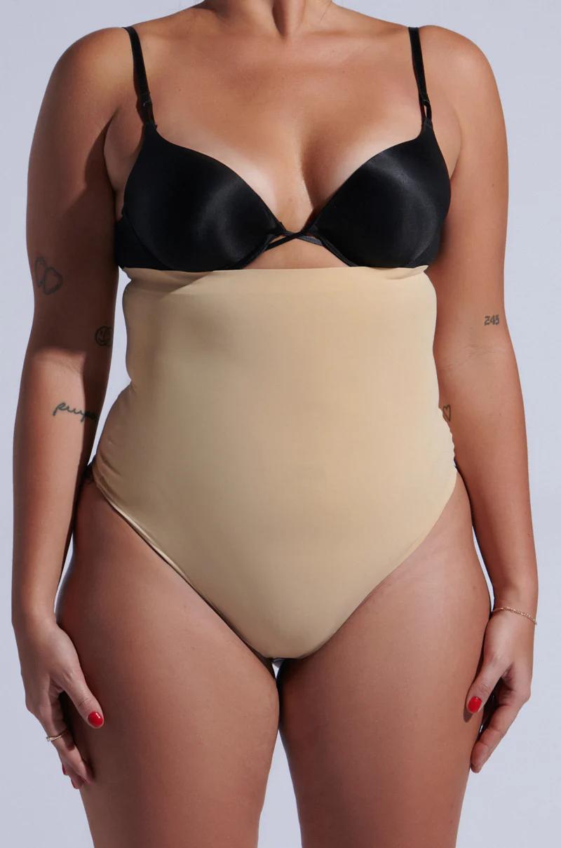 TITSY SHAPER THONG IN TAN - Image 8