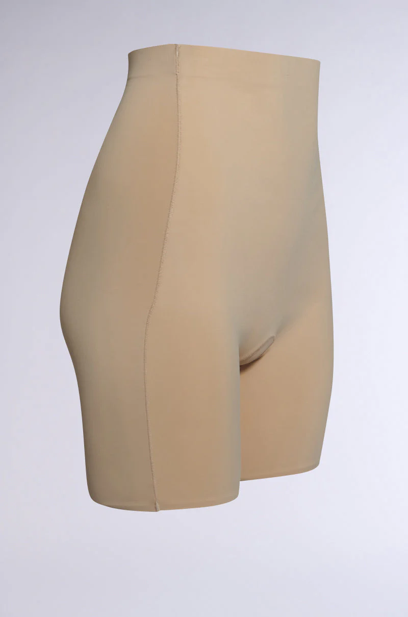 TITSY TUMMY TUCK SHORTS IN TAN - Image 3