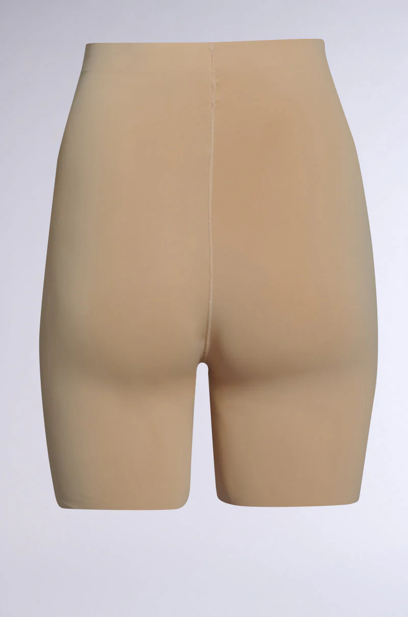 TITSY TUMMY TUCK SHORTS IN TAN - Image 4
