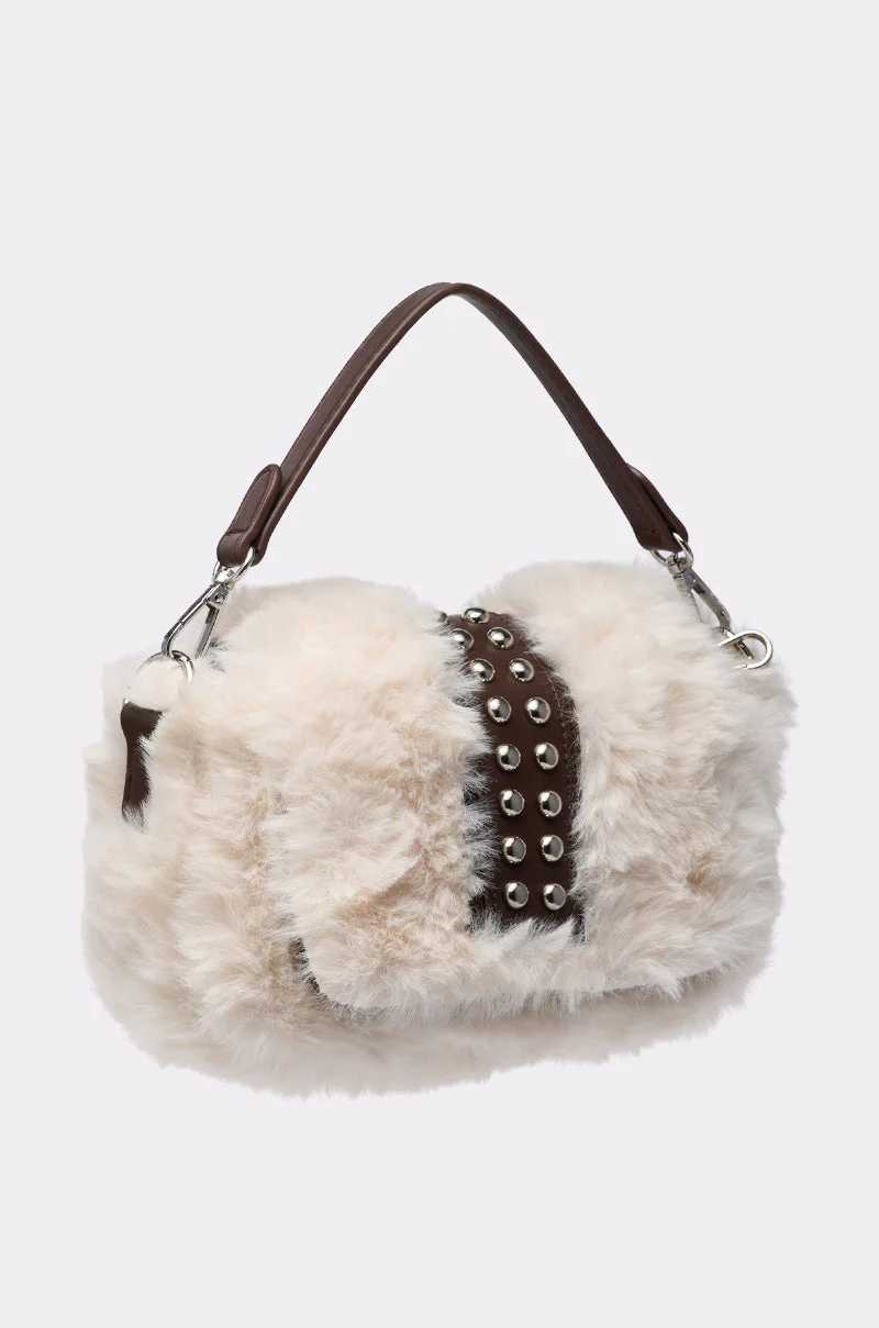 TO ASPEN FAUX FUR PURSE - Image 3