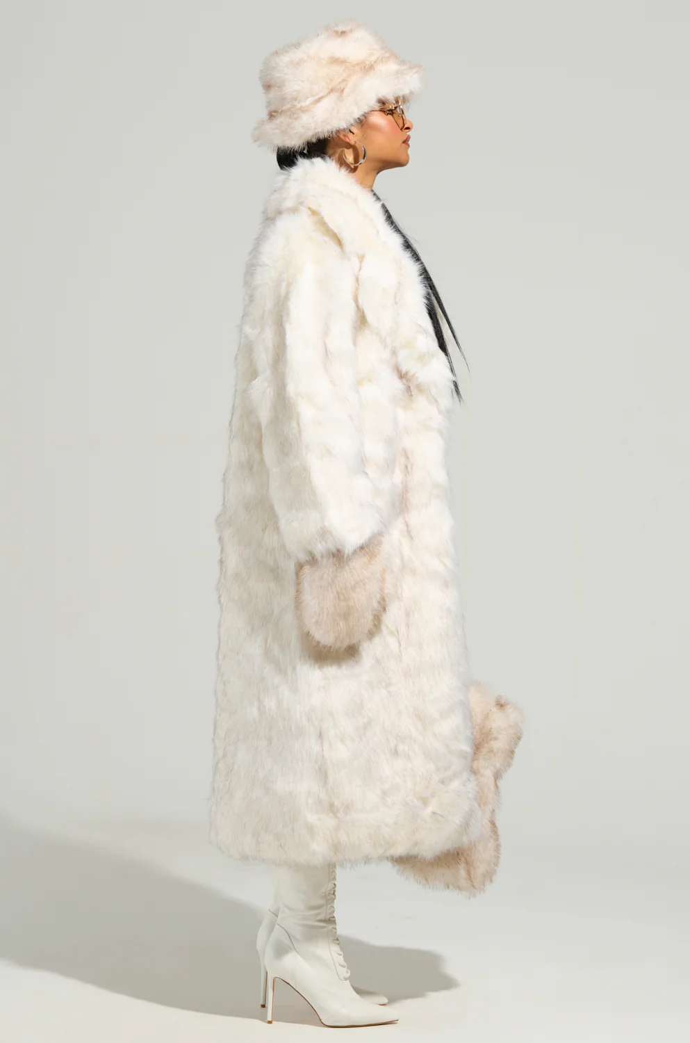TOASTED MARSHMALLOW FUR COAT - Image 3