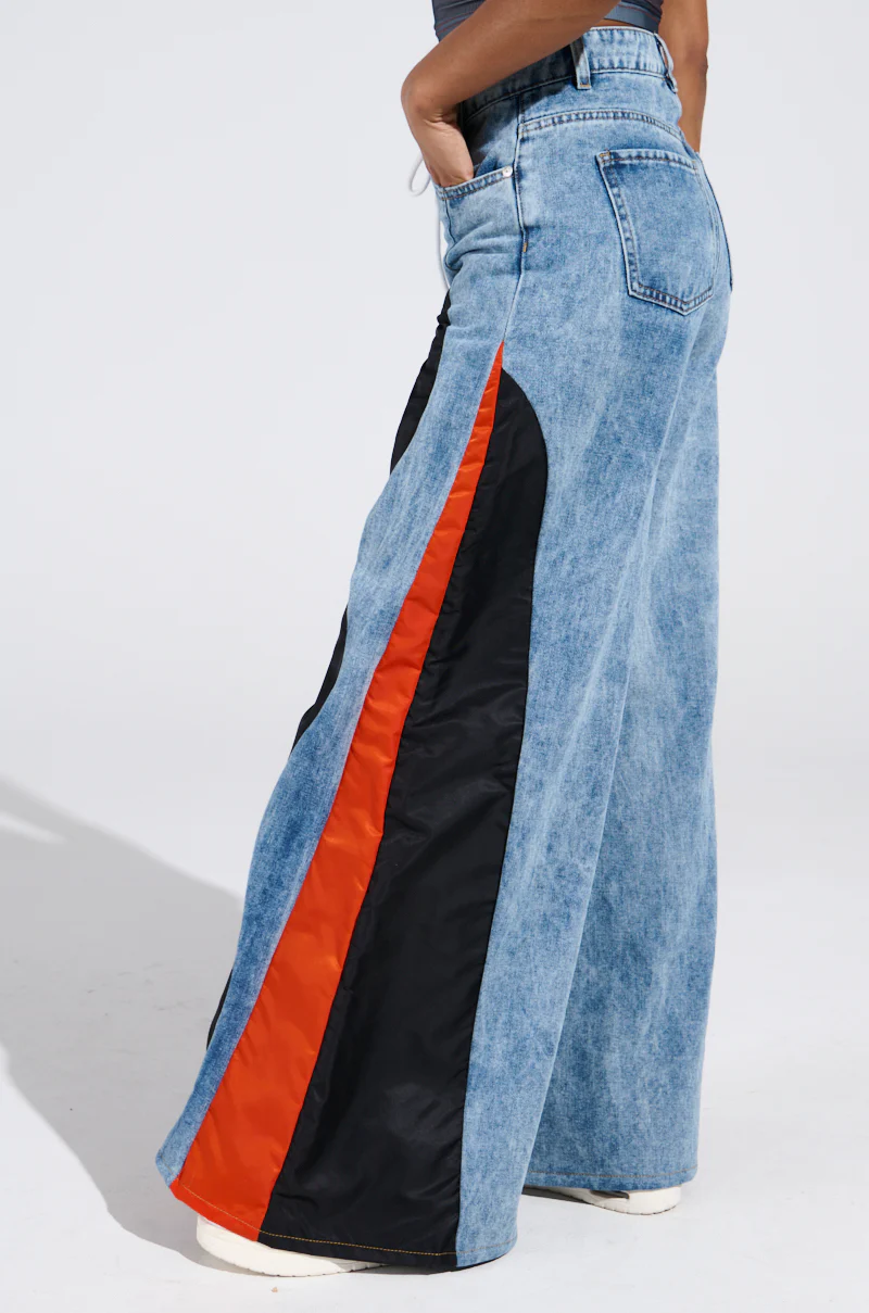 TOGETHER FOREVER DENIM PANT WITH PANELS - Image 4