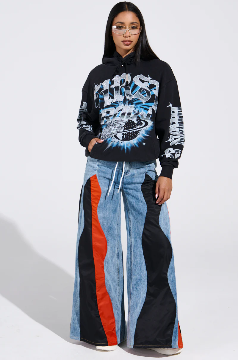 TOGETHER FOREVER DENIM PANT WITH PANELS - Image 6