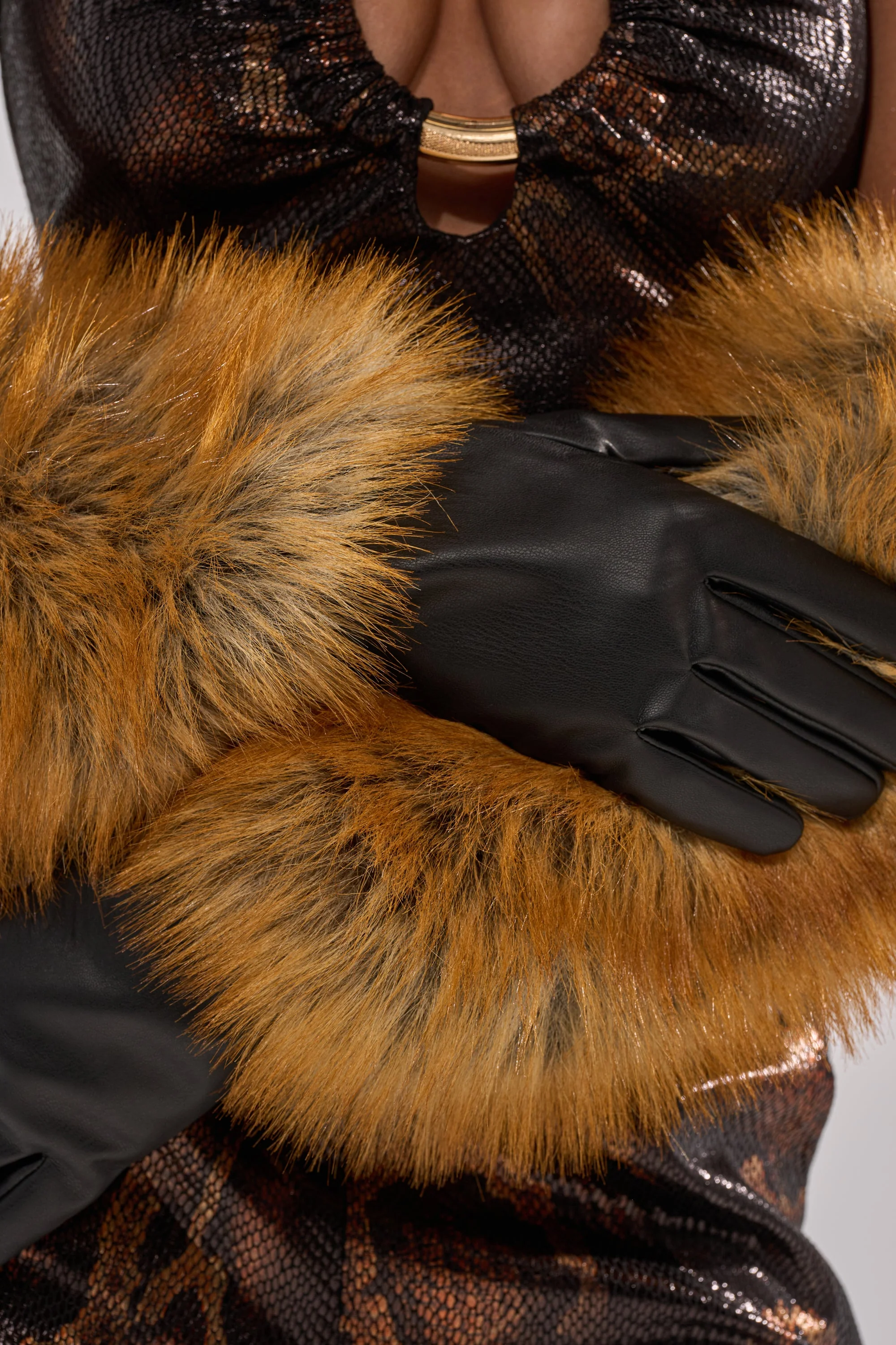 TOO EXPENSIVE FOR YOU FAUX FUR GLOVES - Image 3