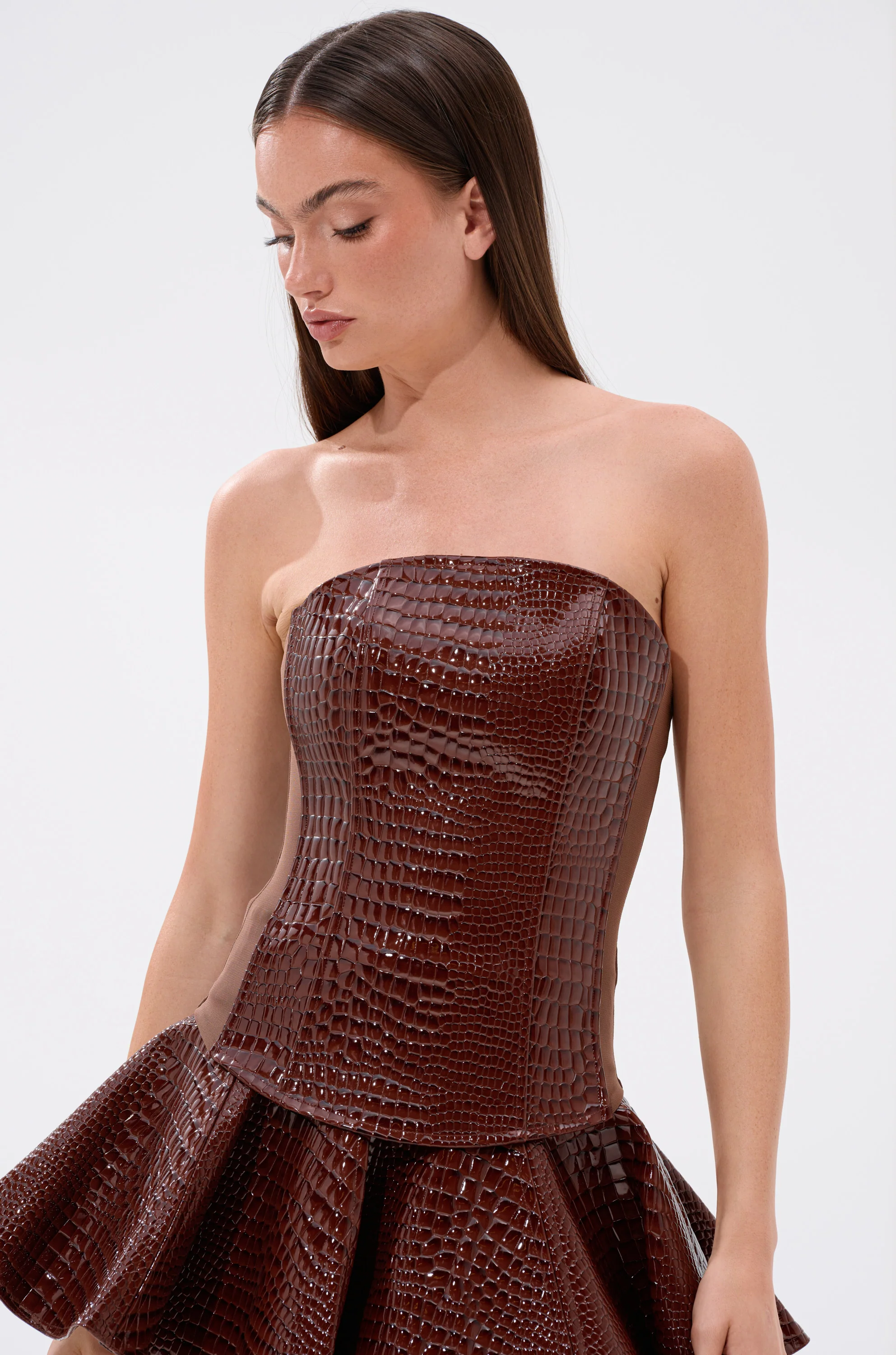 TOO GOOD FOR YOU CROCODILE CORSET - Image 3