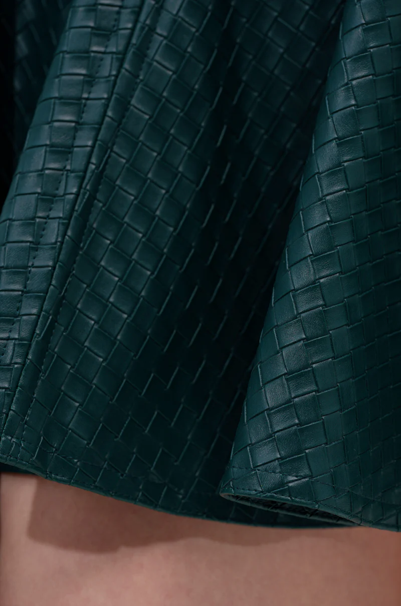 TOO GOOD FOR YOU GREEN MINI SKIRT - Image 8