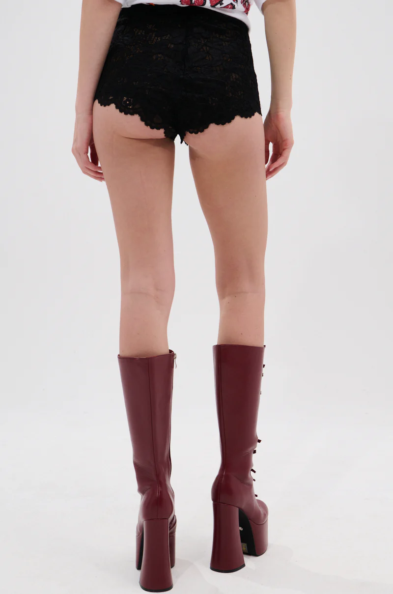 TOO HOT TO HANDLE LACE HOT SHORT - Image 5
