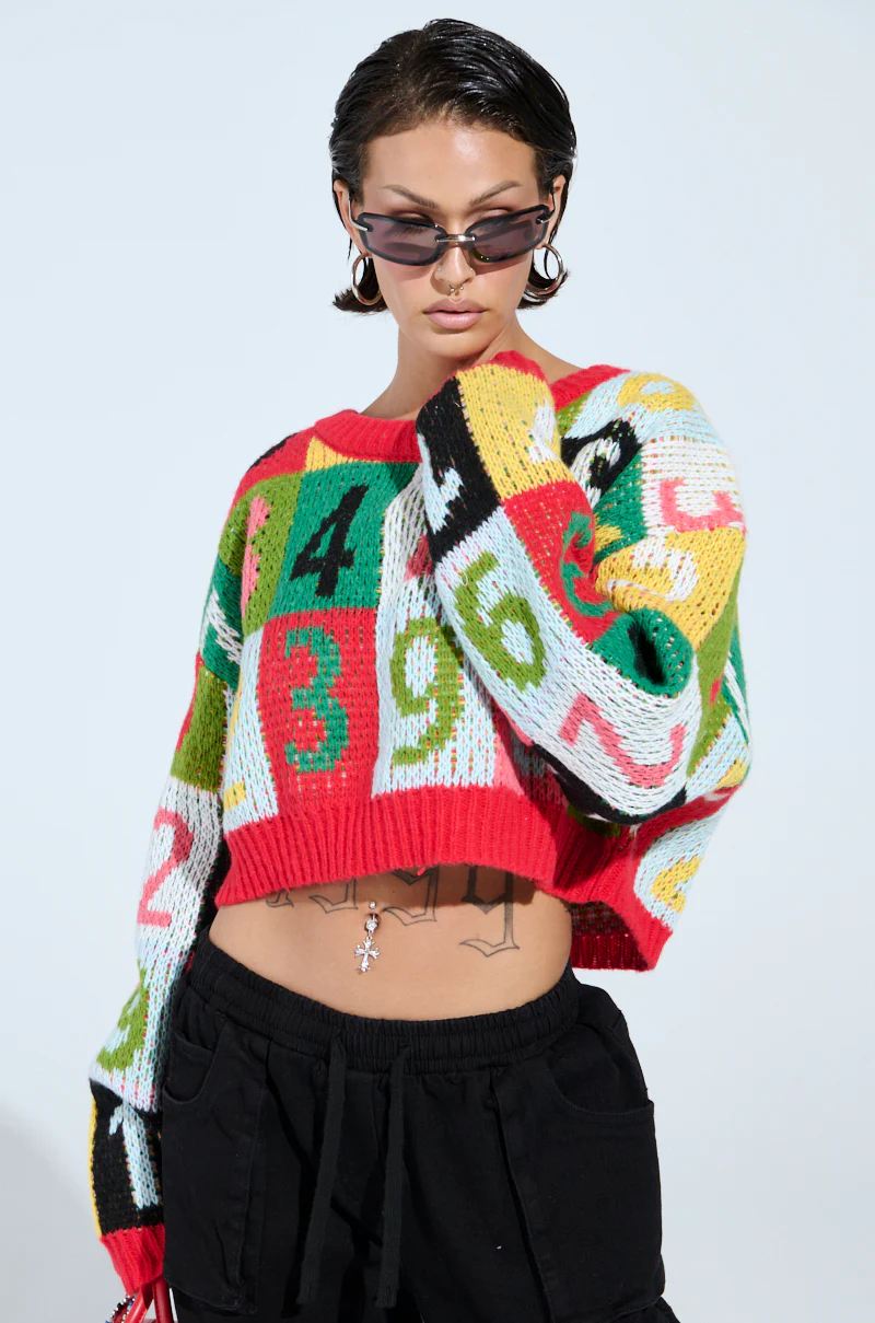 TOO MANY NUMBERS SWEATER - Image 2