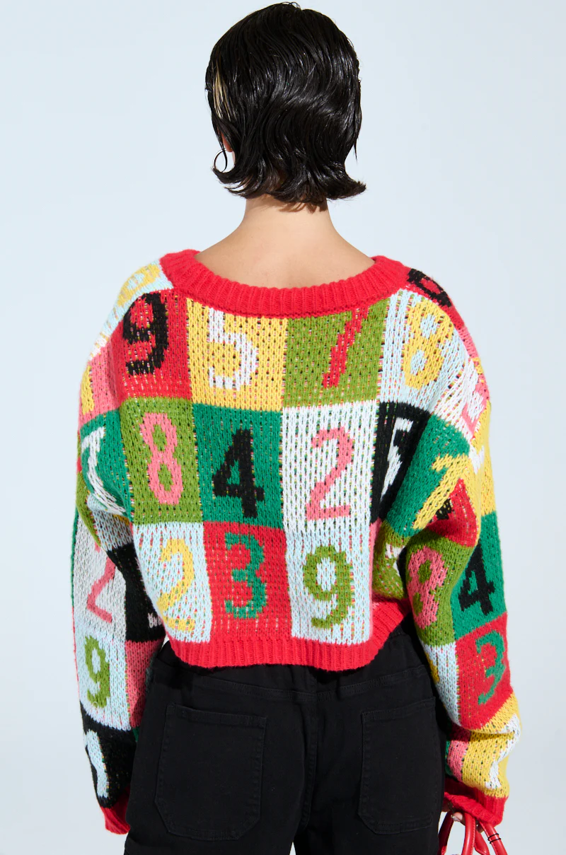 TOO MANY NUMBERS SWEATER - Image 4