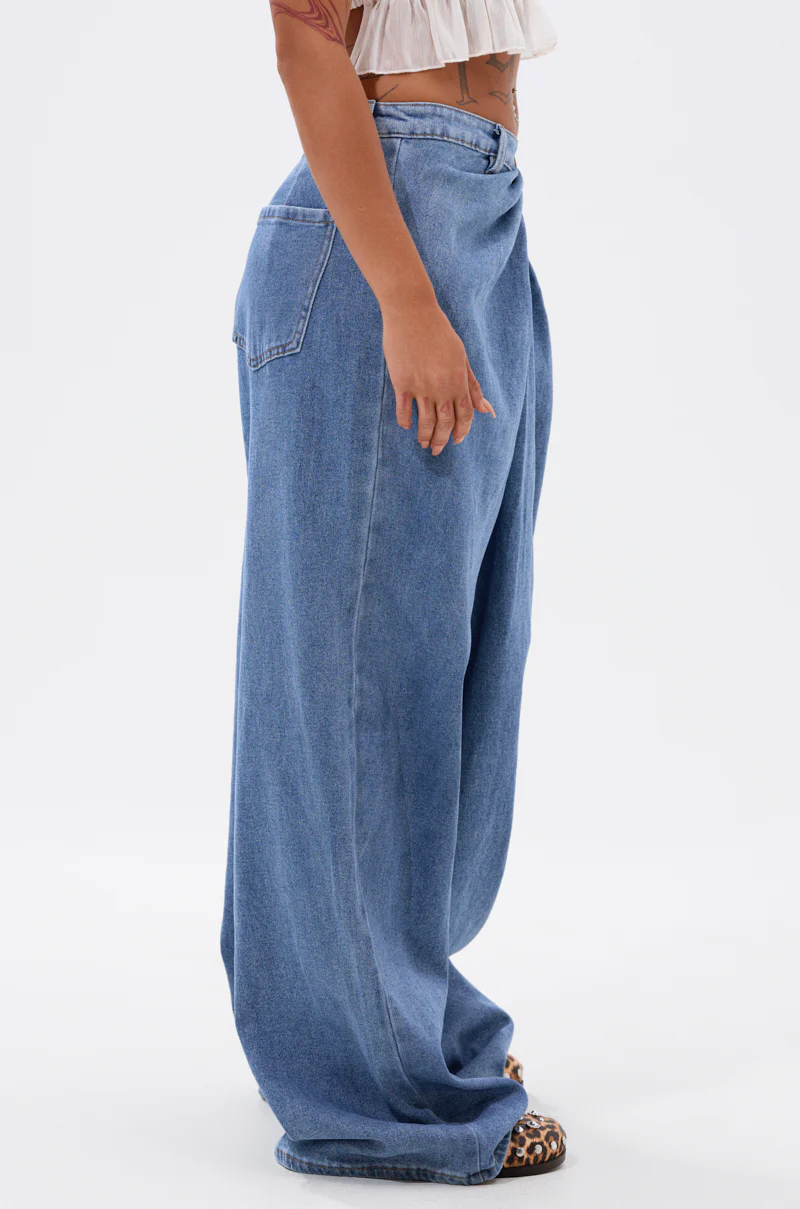 TOO MUCH FOR YOU WIDE LEG DENIM - Image 3