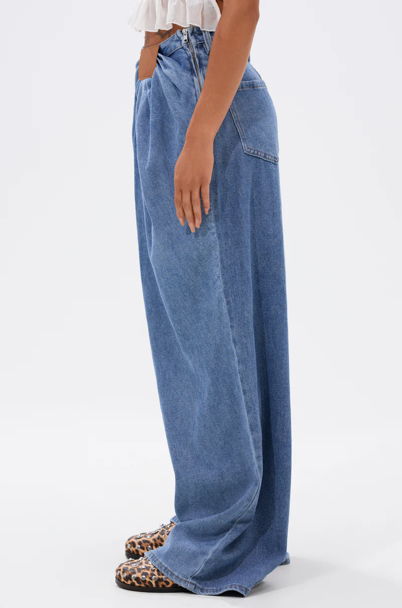 TOO MUCH FOR YOU WIDE LEG DENIM - Image 4