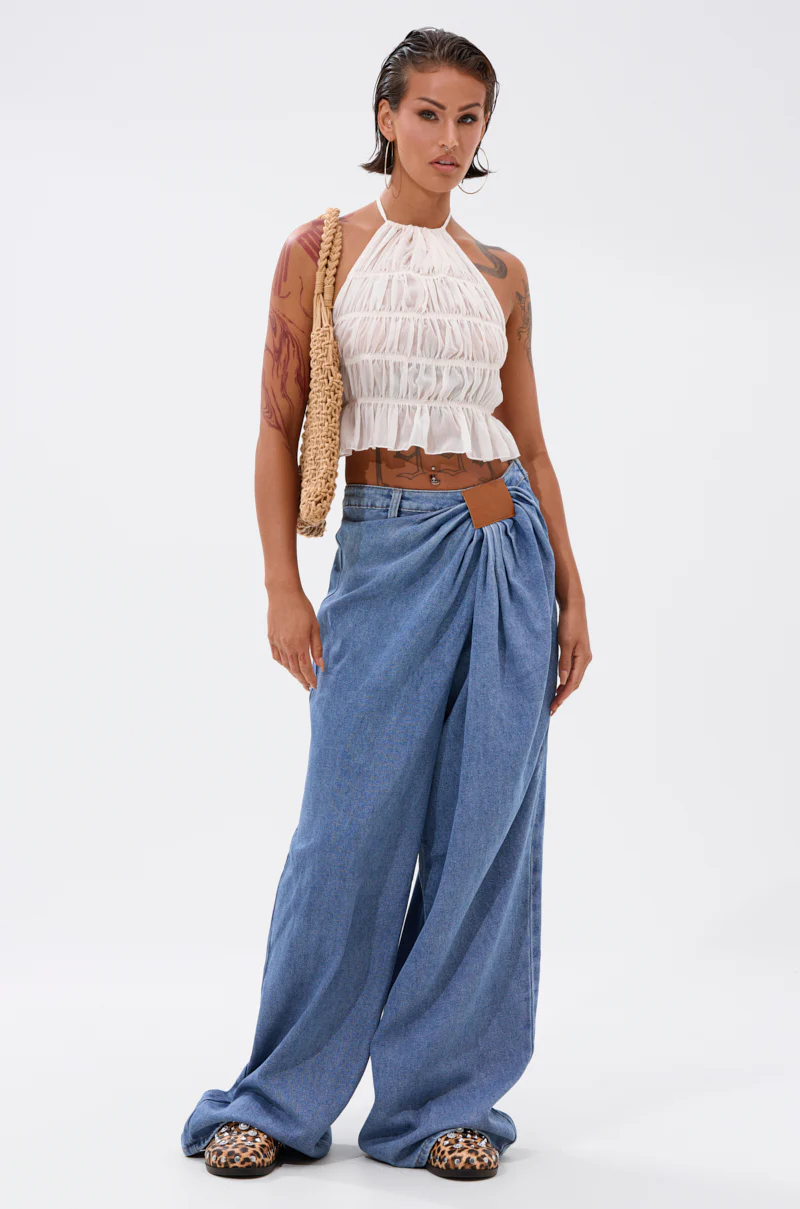 TOO MUCH FOR YOU WIDE LEG DENIM - Image 6
