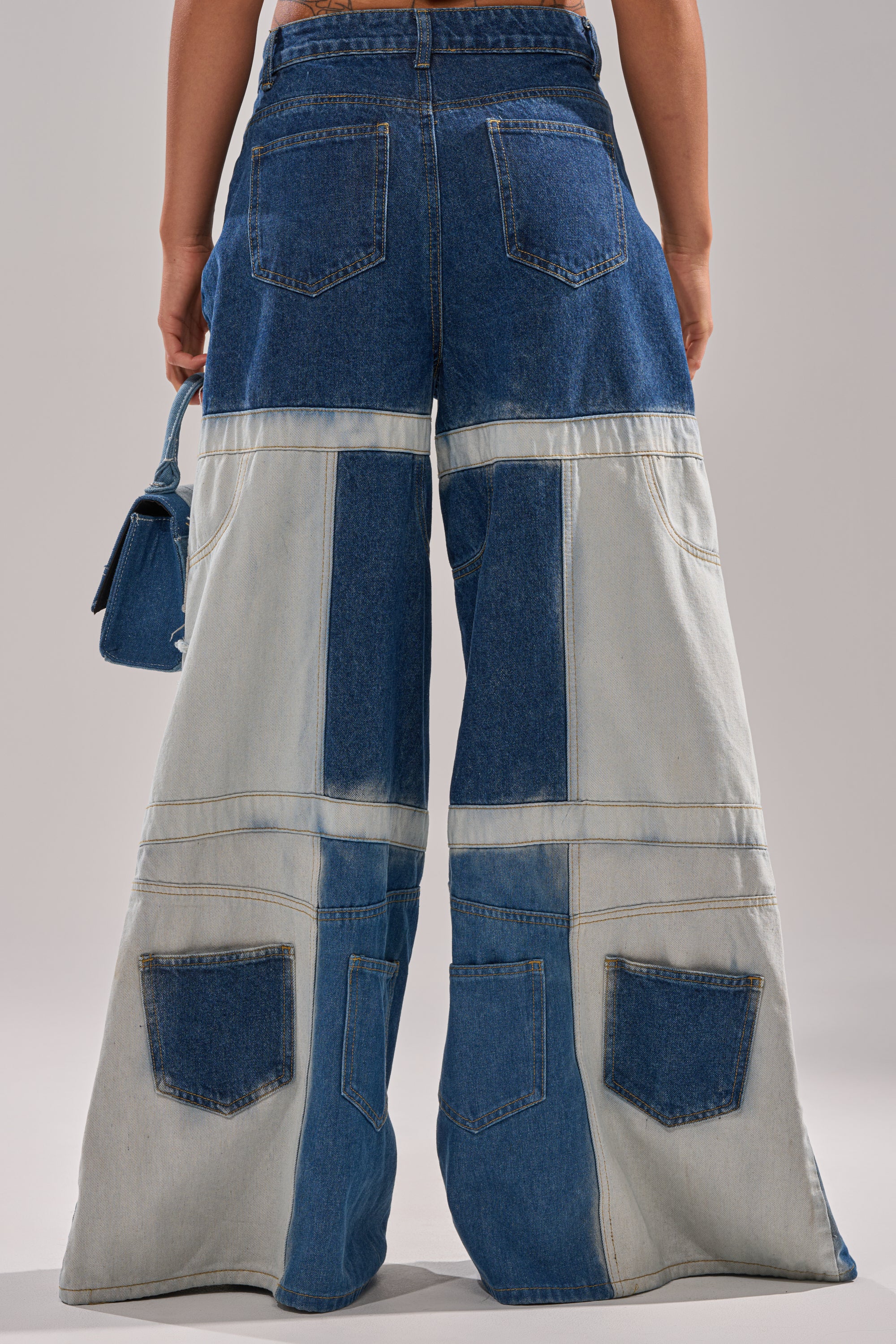 TOO MUCH GOING ON WIDE LEG DENIM - Image 6
