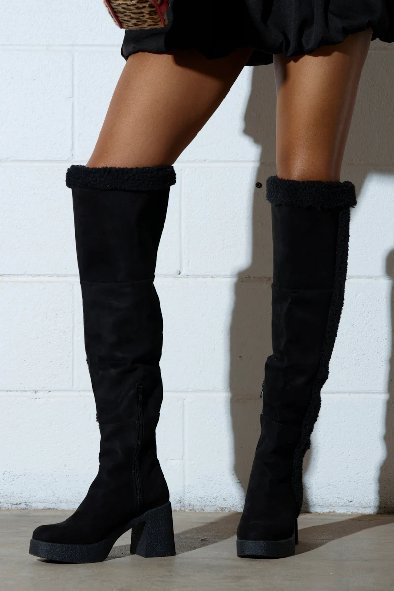TOP TIER BLACK CHUNKY BOOT - Image 3