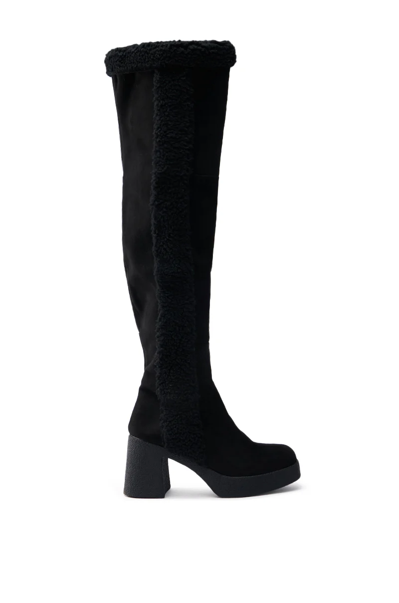 TOP TIER BLACK CHUNKY BOOT - Image 5
