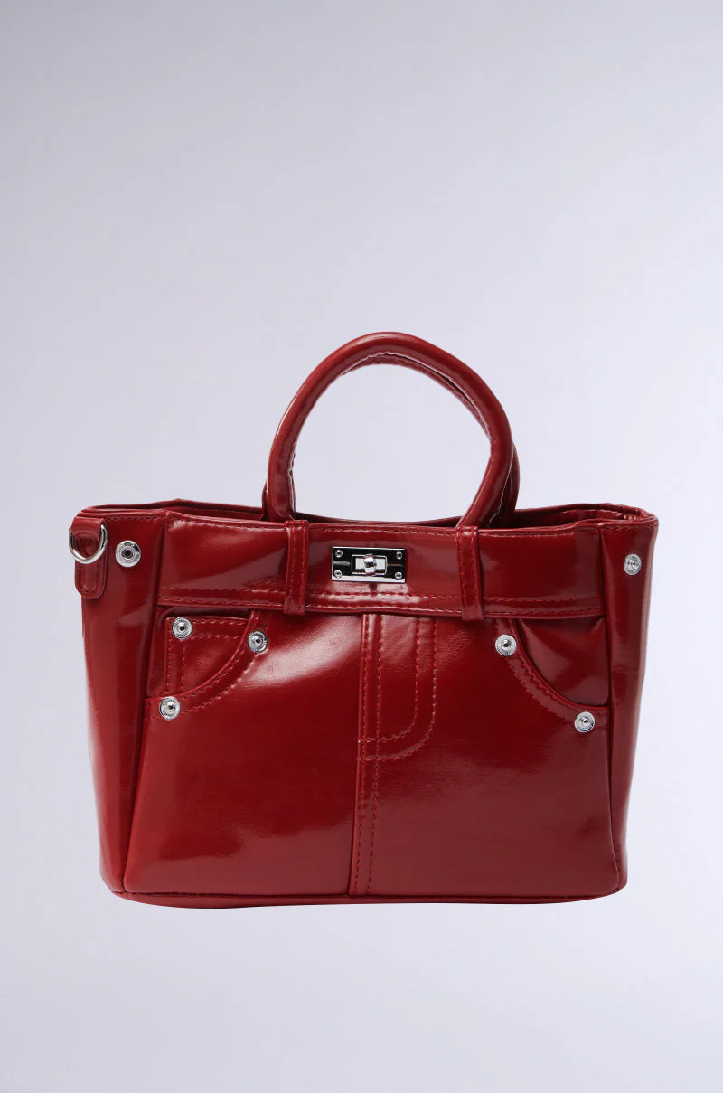 TOP TIER PANTS PU PURSE - Image 2