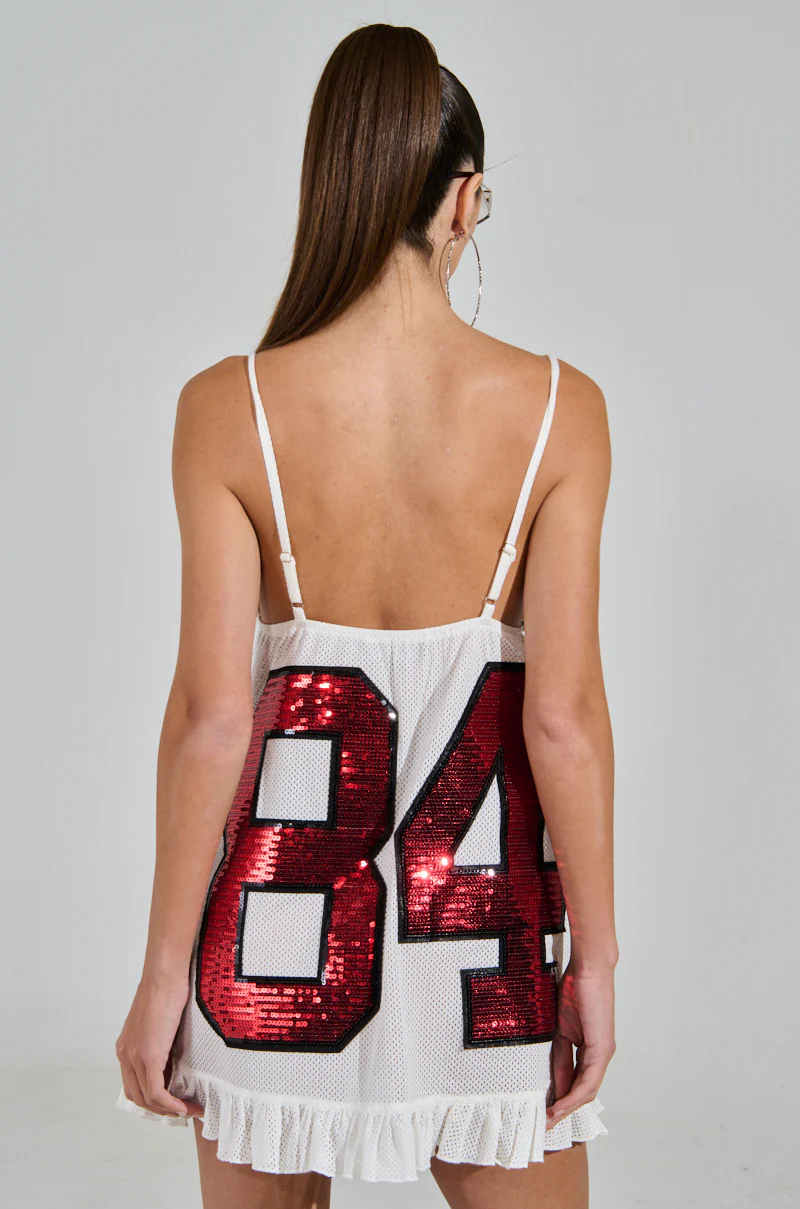 TOUCHDOWN SEQUIN JERSEY DRESS - Image 6
